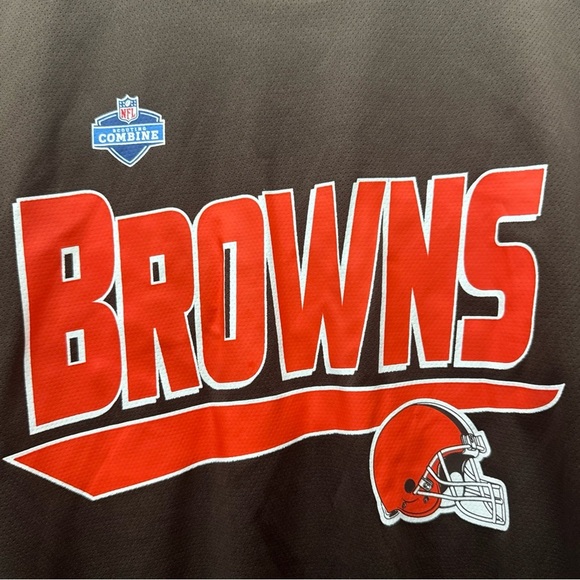 NFL Scouting Combine Cleveland Browns Moisture Wicking Long Sleeve Men’s Large - Picture 3 of 8